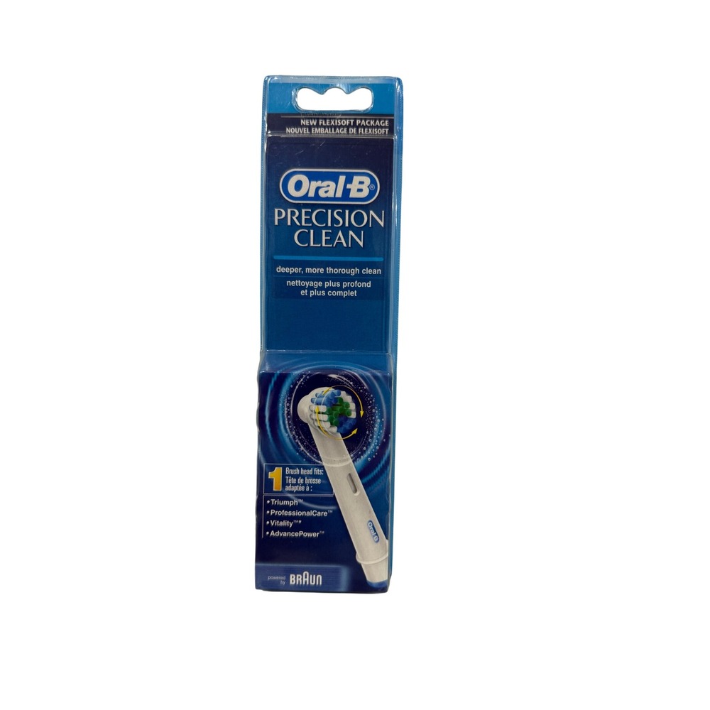 Oral-B Precision Clean Replacement Toothbrush Head 1 Count Braun Compatible
